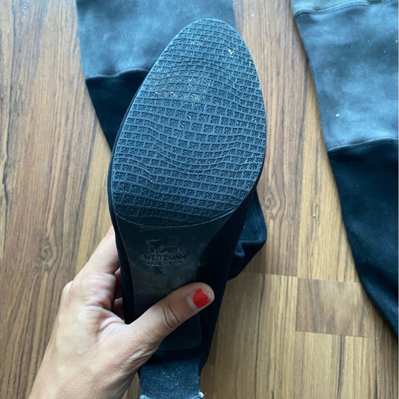 Stuart Weitzman Over the knee suede boots - Picture 4 of 7